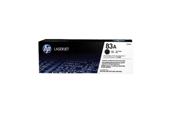 HP 83A Black Original LaserJet Toner Cartridge, CF283A