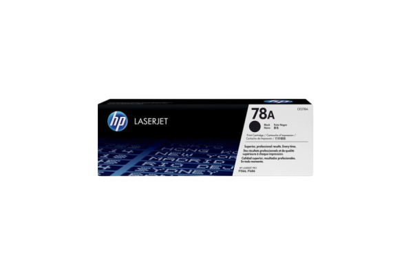 HP 78A Black Original LaserJet Toner Cartridge, CE278A